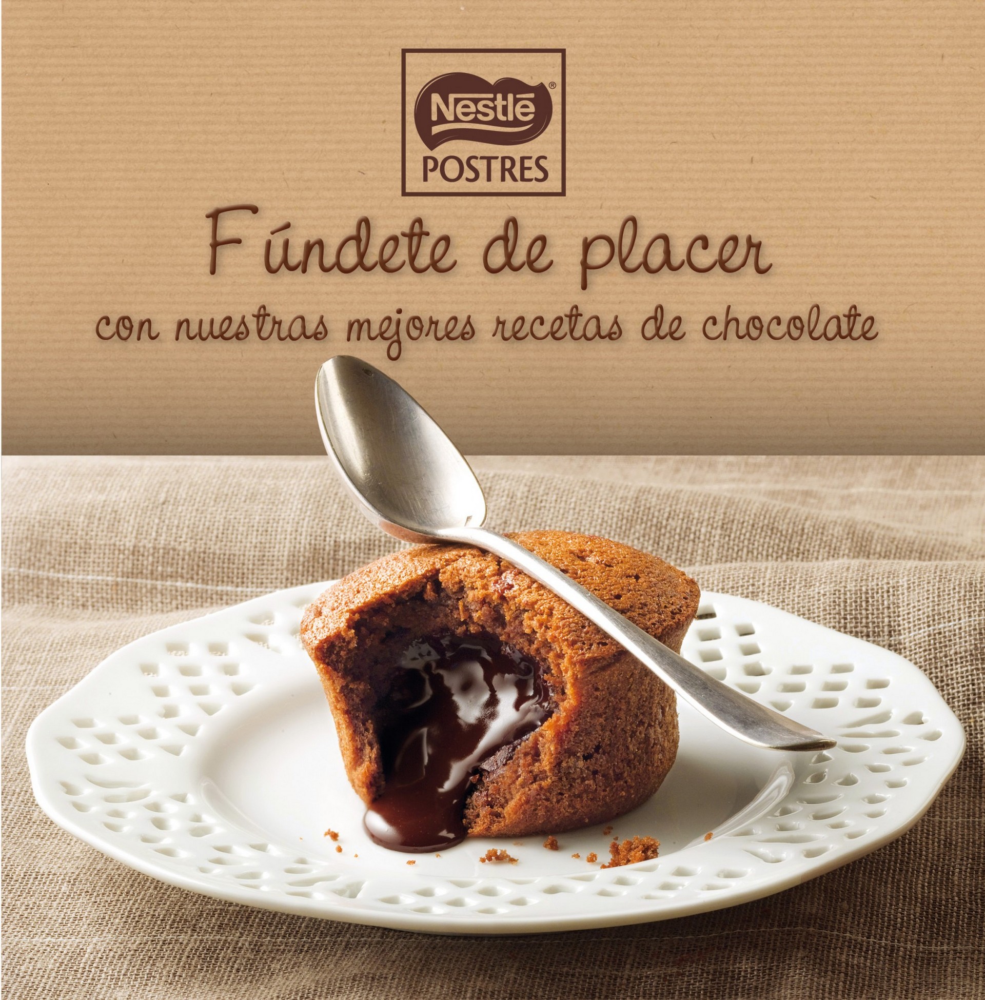 Fúndete de placer con el libro de recetas de chocolate Nestlé