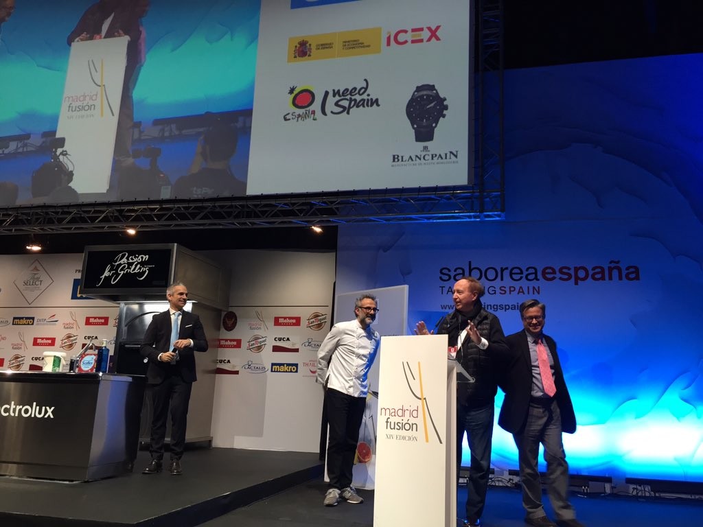 Massimo Bottura Mejor Cocinero de Europa - Jóse Carlos Capel @madridFusion