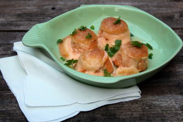 Pastel de merluza y langostinos