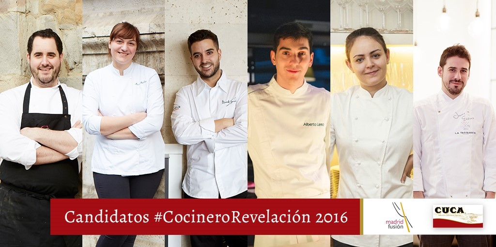 Premio Cocinero Revelación Madrid Fusión 2016.