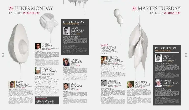 Programa Madrid Fusión 2016