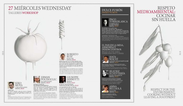 Programa Madrid Fusión 2016