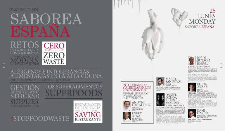 Programa Madrid Fusión 2016