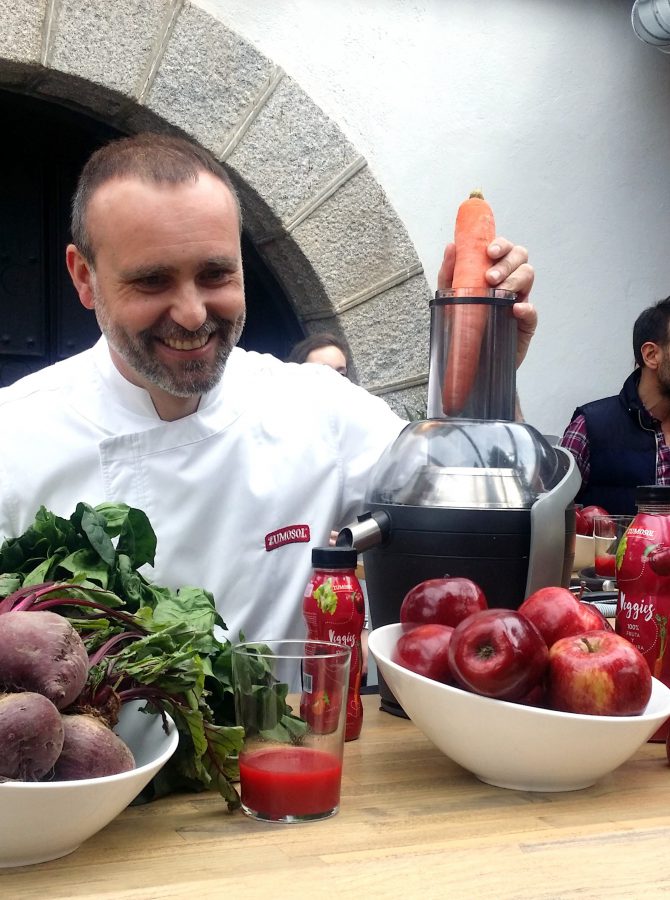 Veggies y el Chef Rodrigo de la Calle