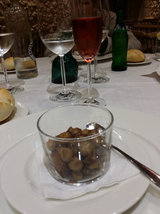 Garbanzos con setas