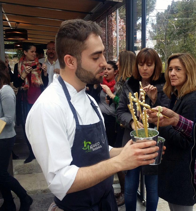 Grisines de trigo sarraceno, chocolate blanco y moringa - Rodrigo de la Calle - El Invernadero