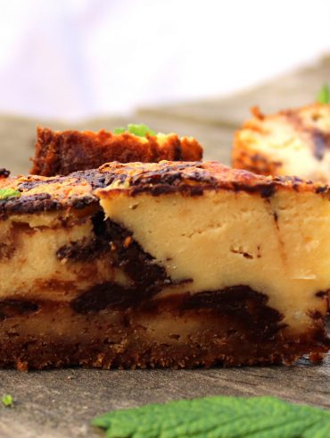 Tarta de queso y chocolate negro 5