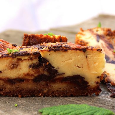 Tarta de queso y chocolate negro 5