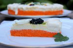 Pastel frío de pimientos del piquillo y brandada de bacalao, receta en Thermomix pastel frio de pimientos del piquillo y brandada de bacalao-5
