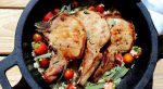 Chuletas de cerdo con ensalada de mijo Chuletas de cerdo con ensalada de mijo