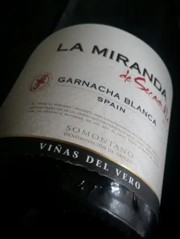 la miranda de secastilla, garnacha blanca