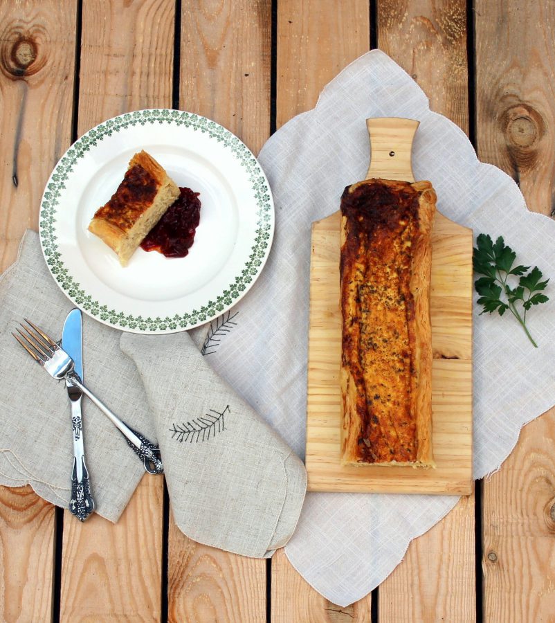 Pastel de Bacalao en hojaldre