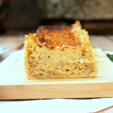 Pastel de Bacalao en hojaldre