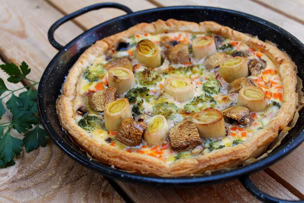 Quiche de verduras, una receta imprescindible en la cocina