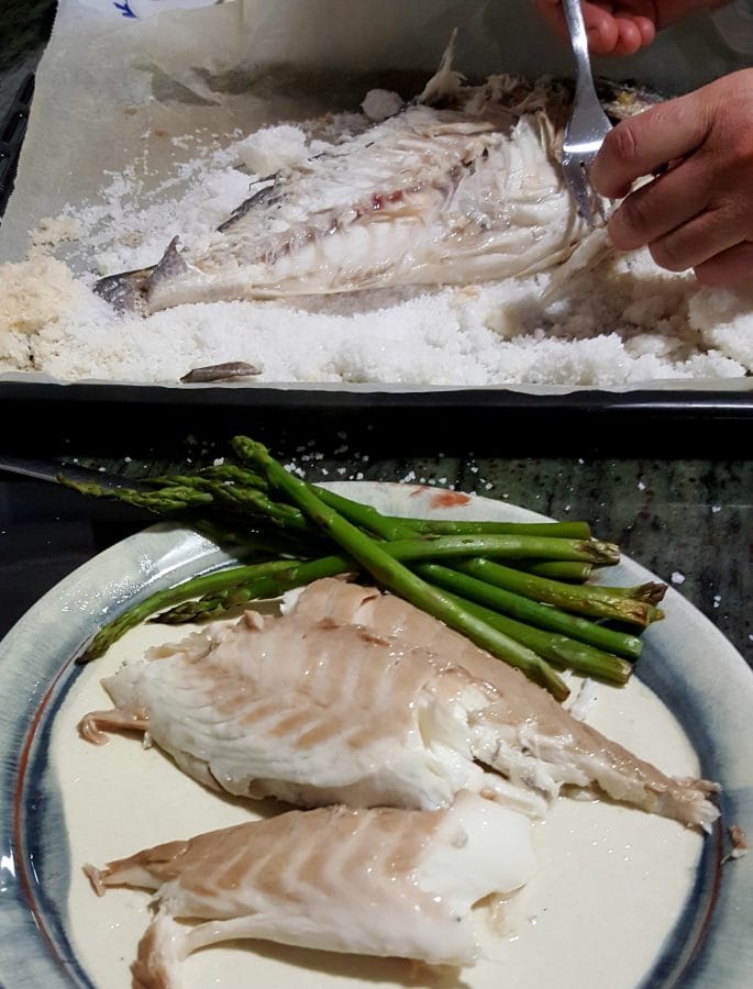 Cómo hacer y preparar una Dorada a la sal
