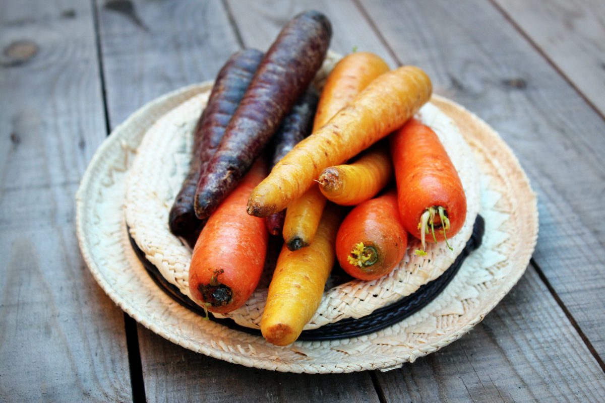 Zanahorias moradas