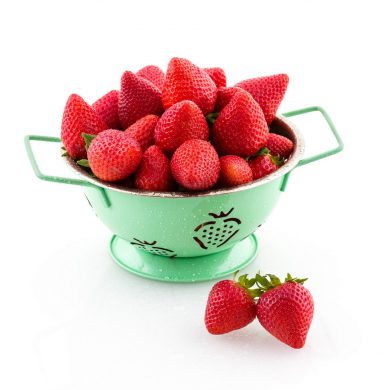 Fresas, una de las cinco raciones diarias de fruta y verdura