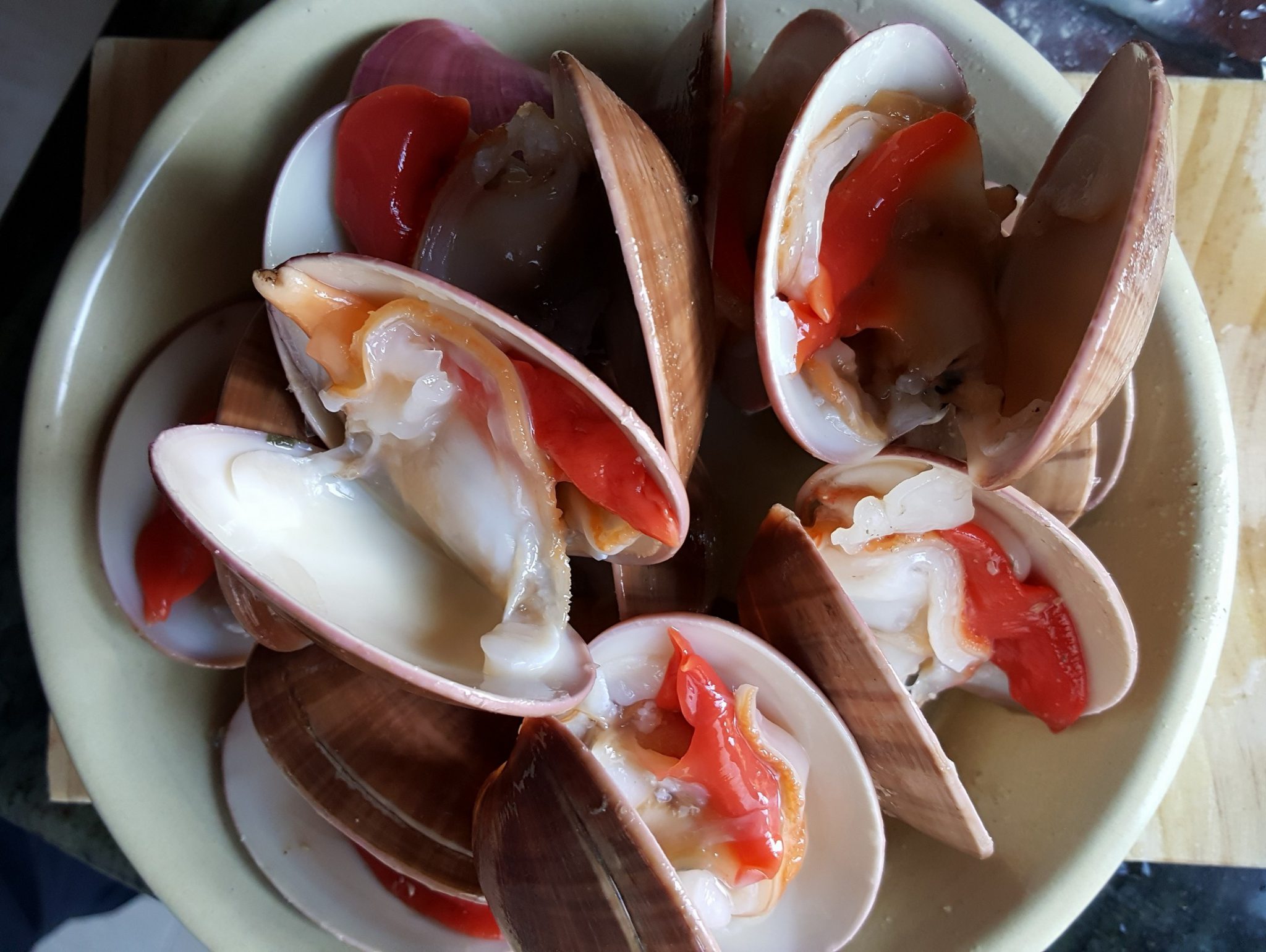 Almejas en salsa o a la malagueña, una delicia para nuestro paladar