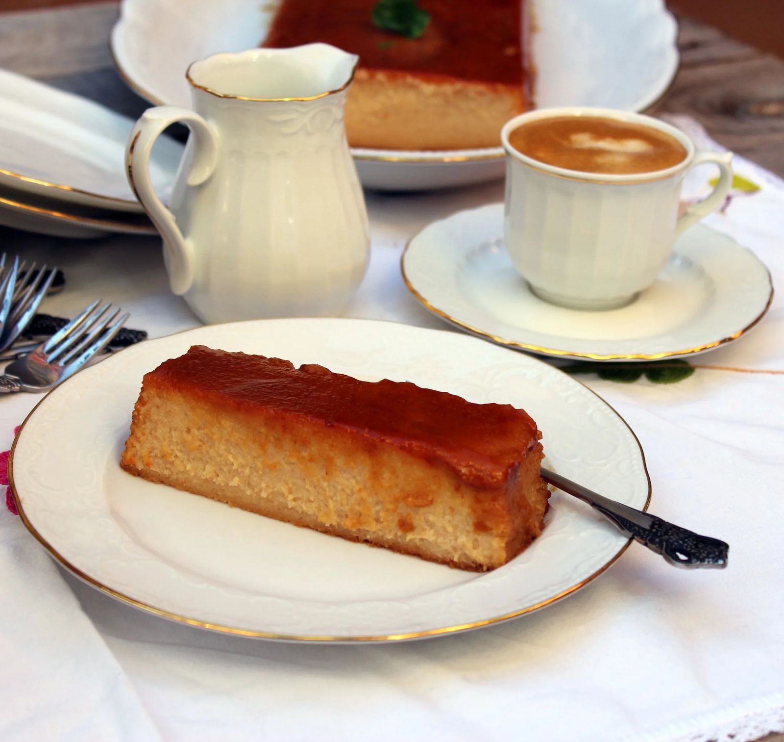 Puding de croissant