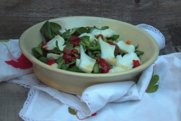 Ensalada de bacalao ahumado