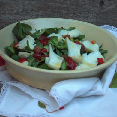 Ensalada de bacalao ahumado