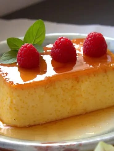 Flan de queso casero (2)