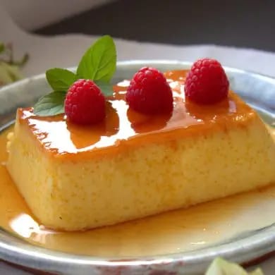 Flan de queso casero (2)