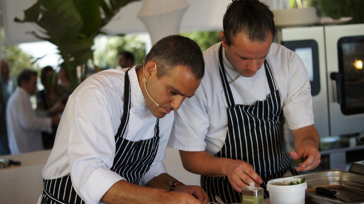 Pau Barba, cocinero de Can Domo en el Foro de Gastronomía del Mediterráneo