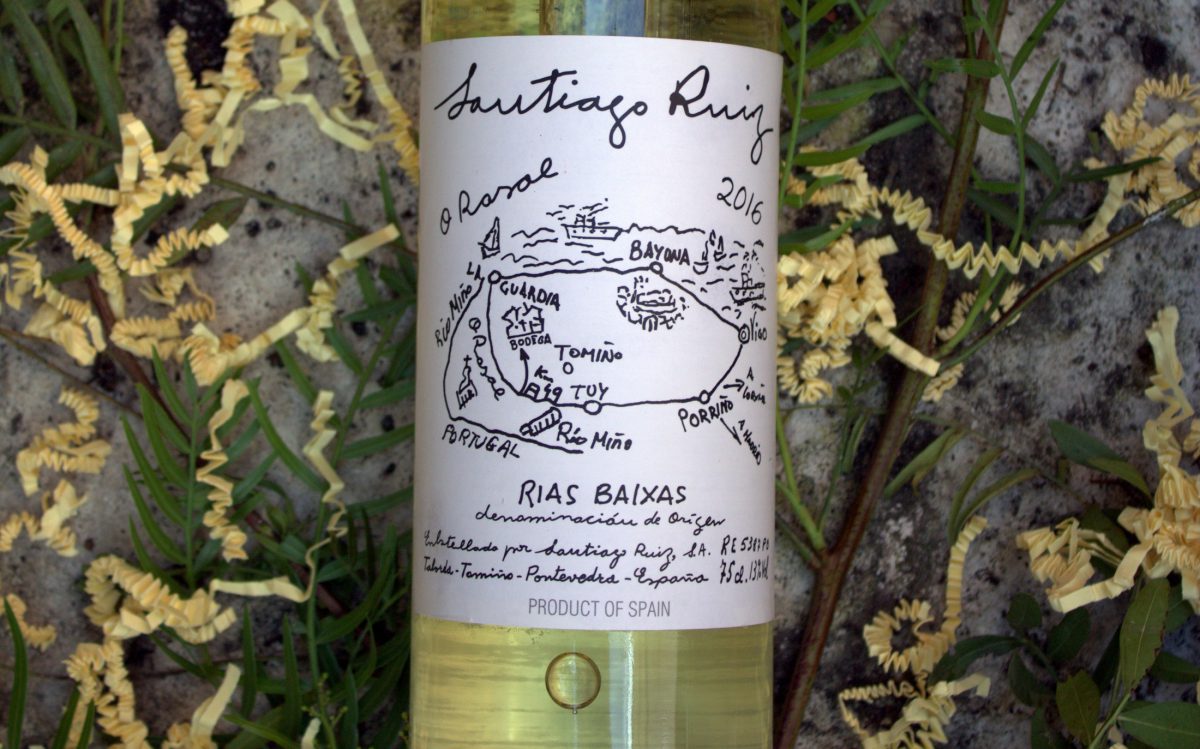 Vino Albariño Rias Baixas Santiago Ruiz 2016