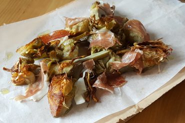 Alcachofas con jamón