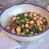 Ensalada de garbanzos con pulpo y salicornia