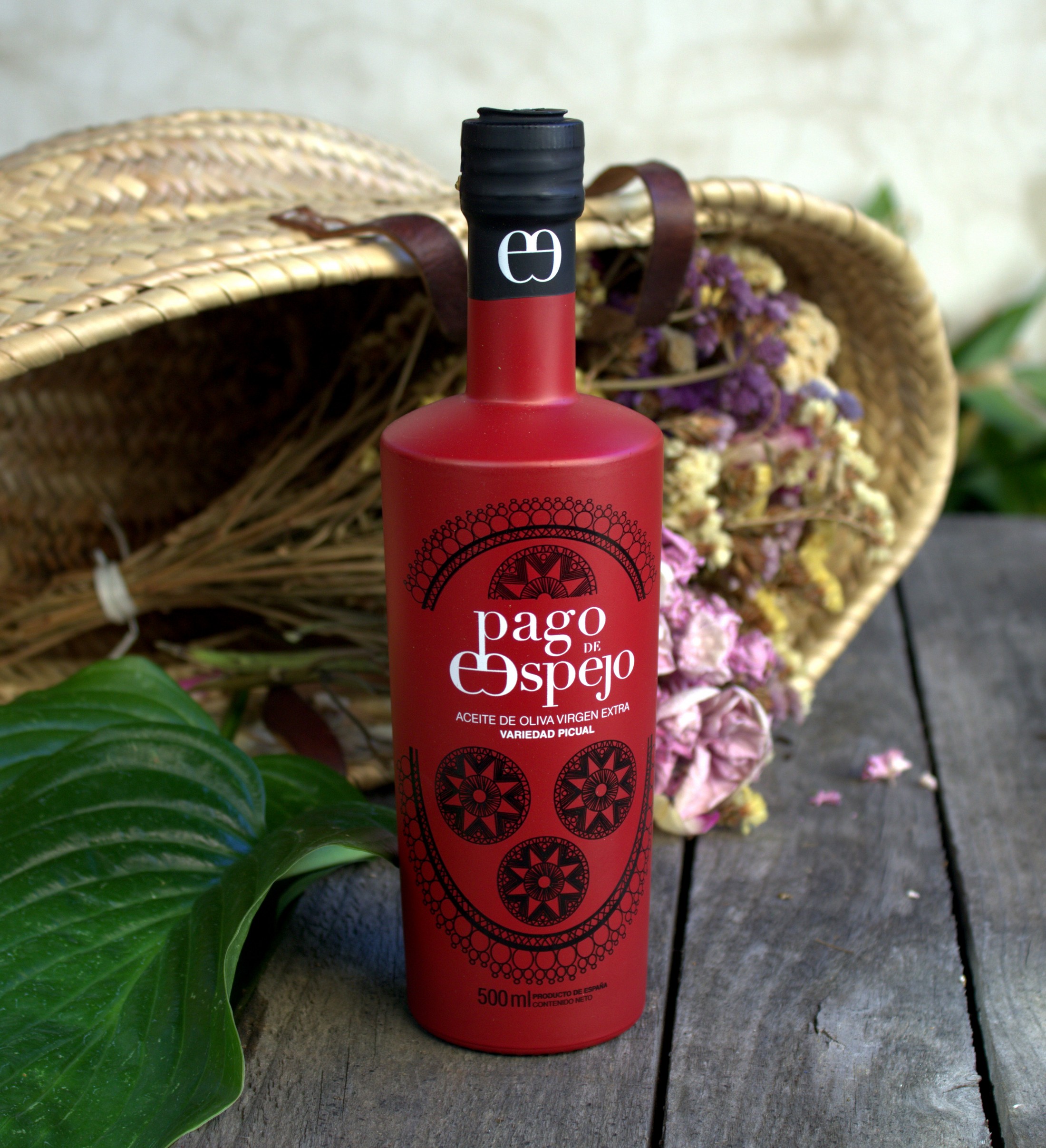 Pago de Espejo. Aceite de oliva virgen extra Picual, de Sierra Morena.