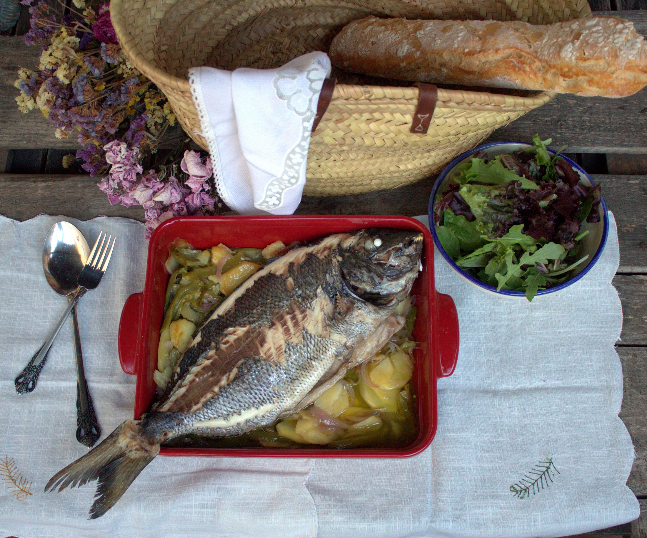 Sargo al horno