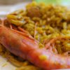 Arroz con sepia, espandenyas y gamba roja de Ibiza - Restaurante Sa Nansa