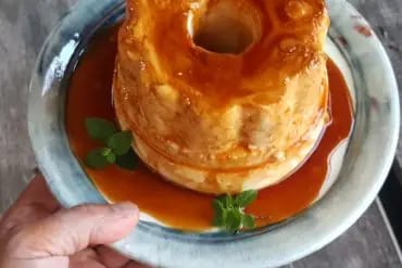 Flan de Queso sin horno