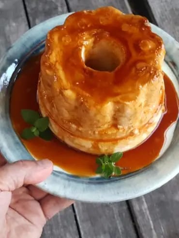 Flan de Queso sin horno