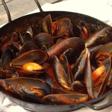 Mejillones en Salsa