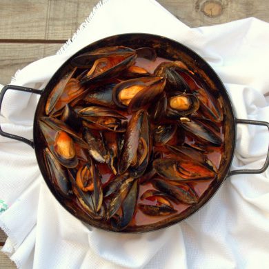 Mejillones en Salsa