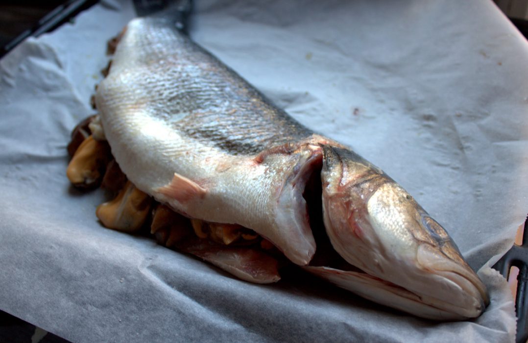 lubina rellena