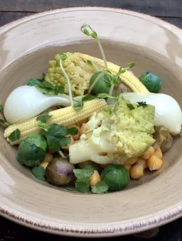 ensalada de garbanzos
