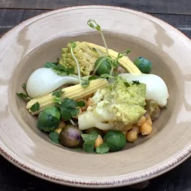 ensalada de garbanzos