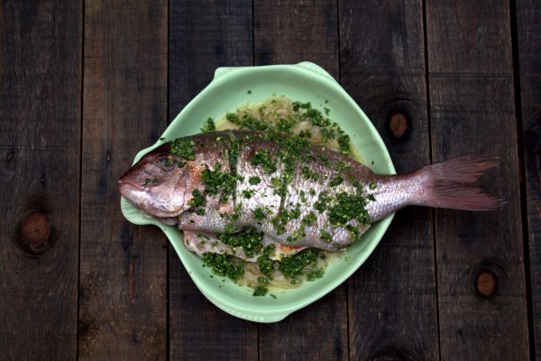 Pargo al horno