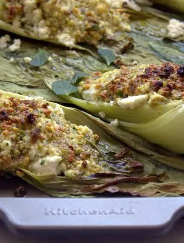pak choi al horno