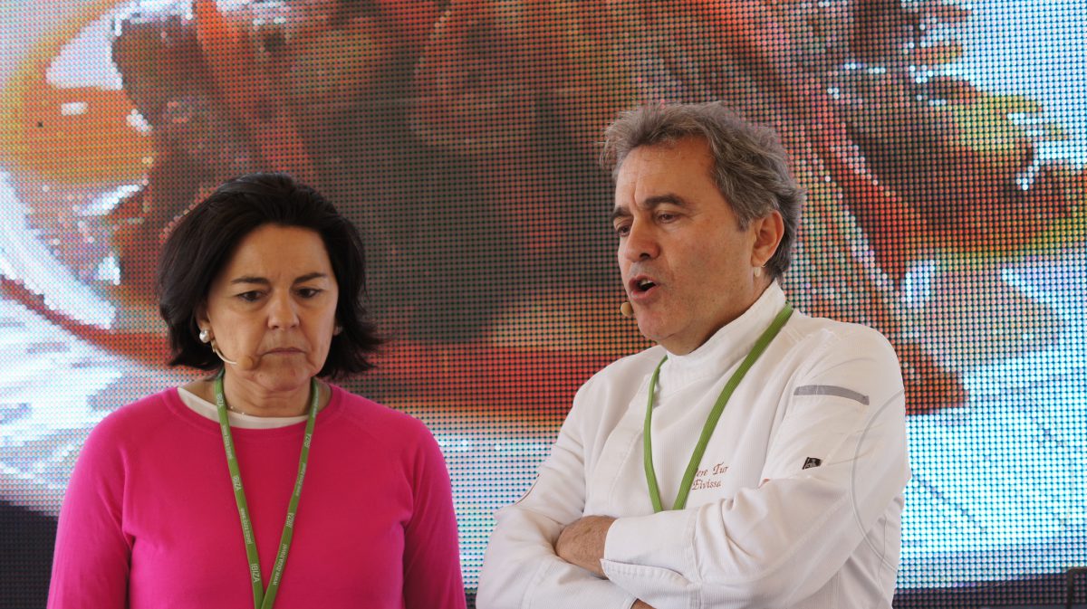 El ibicenco Pedro Tur, chef de Sa Nansa y Julia Pérez Lozano