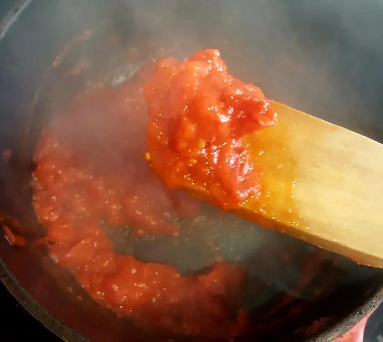 sofrito de tomate y cebolla