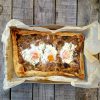 Tarta salada de boletus