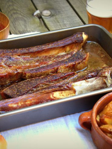 costillas de ternera asadas