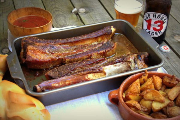 Costillas de ternera asadas