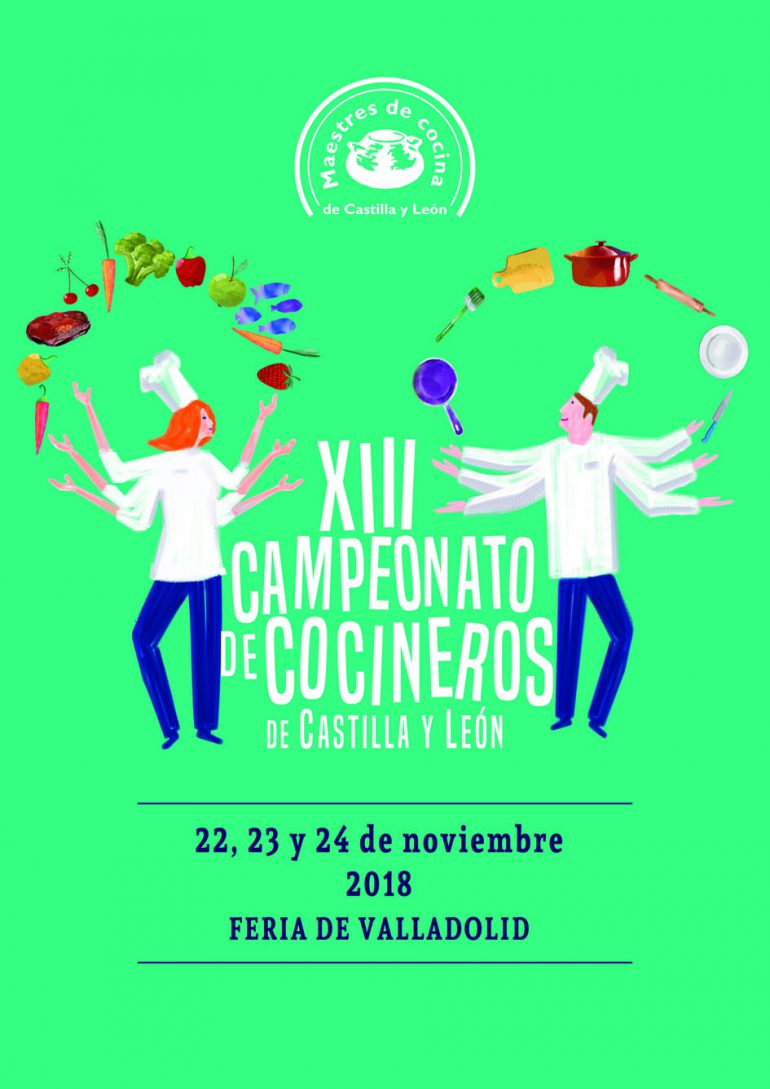 concurso cocinero castilla y leon 2018 - cartel