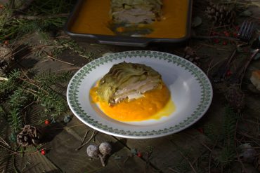 pastel de pollo